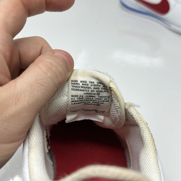 Nike Cortez Basic SL Kids 3Y White Red Blue Shoes Forrest Gump 904767 103 - Picture 5 of 6